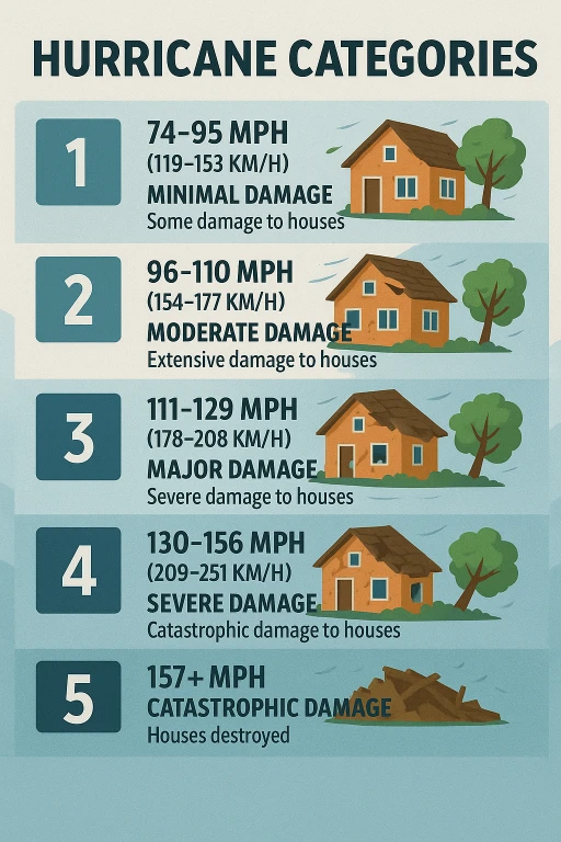 Hurricane Damage Categories